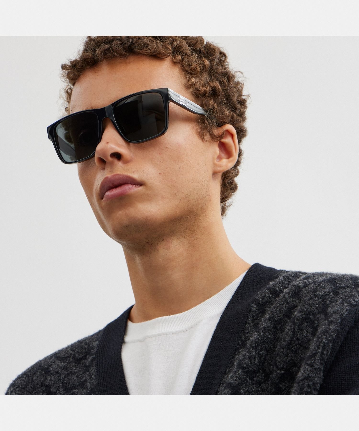COACH OUTLET 【公式】スクエア サングラス コーチ　アウトレット ファッション雑貨 サングラス ブラック【送料無料】