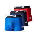 New Balance メッシュボクサー 3インチ前閉じ3P ニューバランス インナー・ルームウェア ボクサーパンツ・トランクス
