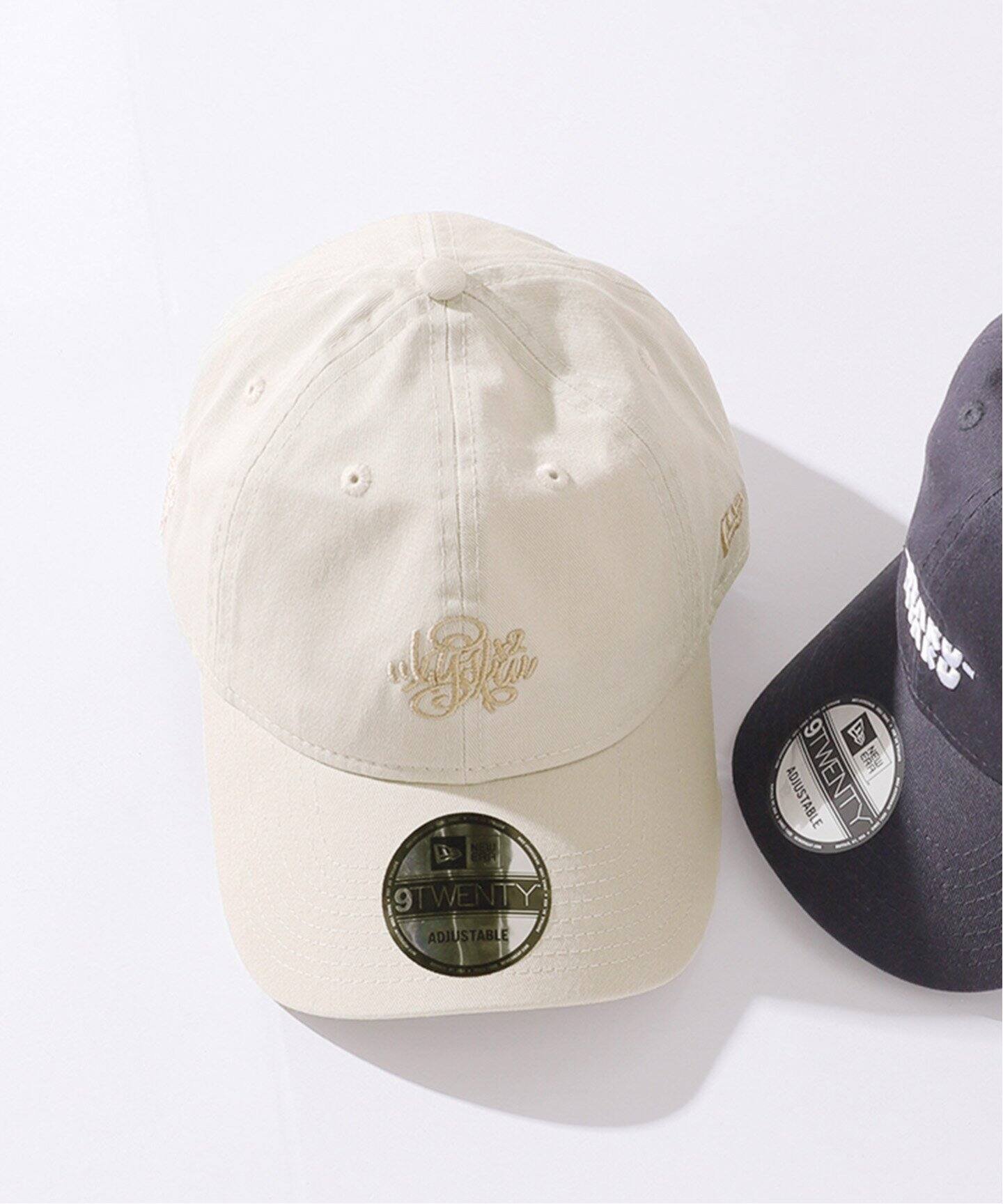 Spick & Span 《追加》NEW ERA / ニューエラ * MYAKUMYAKU CAP スピックアンドスパン 帽子 キャップ ベージュ ネイビー【送料無料】のサムネイル