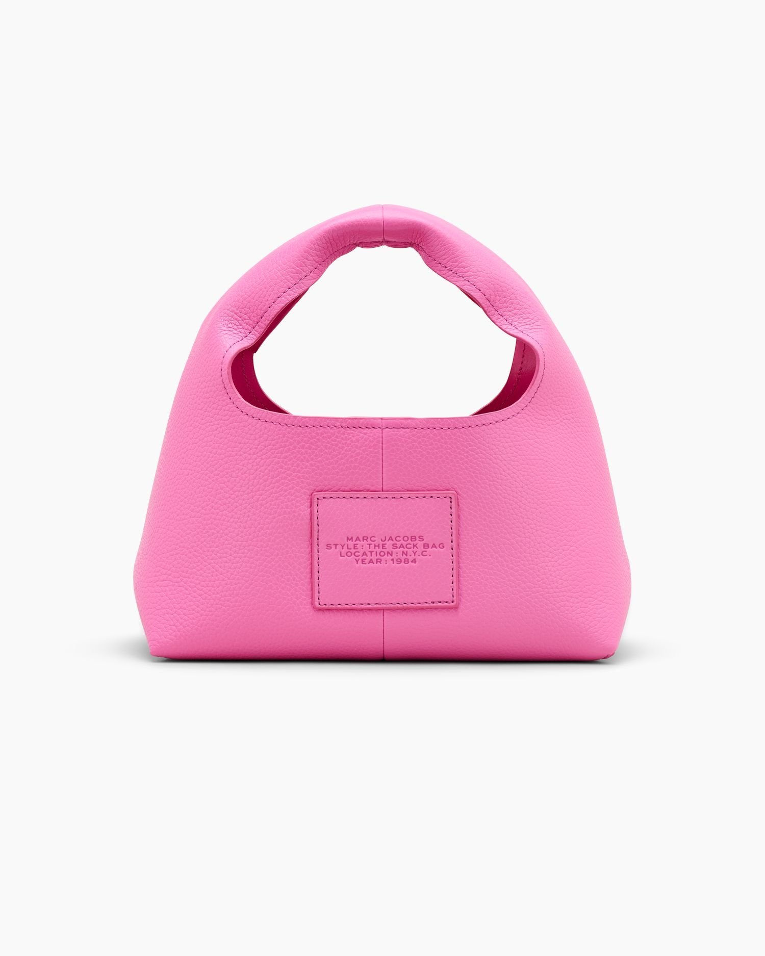 【SALE／40%OFF】MARC JACOBS 【公式】THE LEATHER SACK BAG/ザ レザー サック バッグ ミニ マーク ジェイコブス バッグ ハンドバッグ ピンク【送料無料】