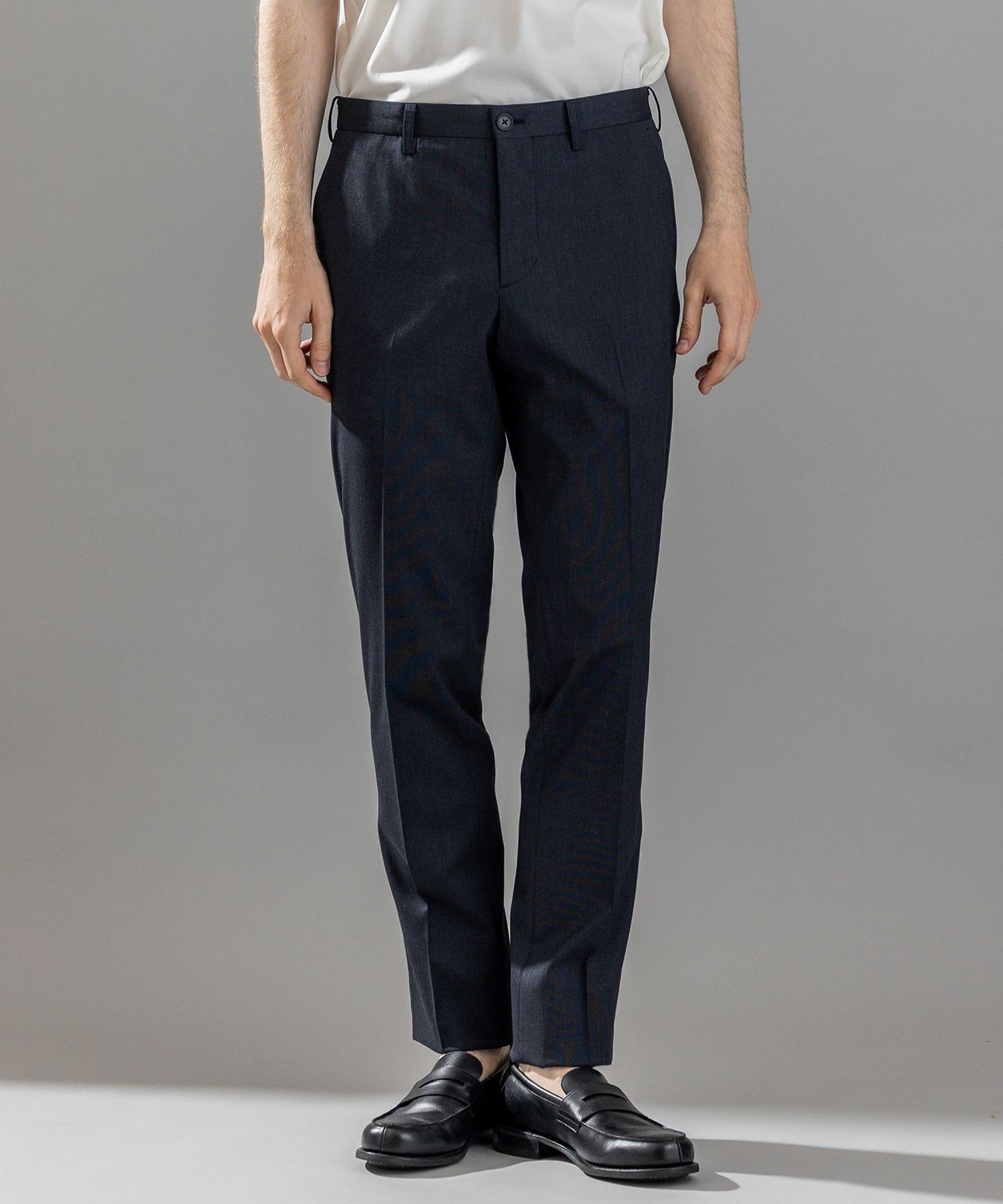 JOSEPH HOMME 【ストレッチ】キャリーマンストレッチ テーパードパンツ / CITY ジョゼフ オム パンツ スラックス・ドレスパンツ ブラック ネイビー【送料無料】