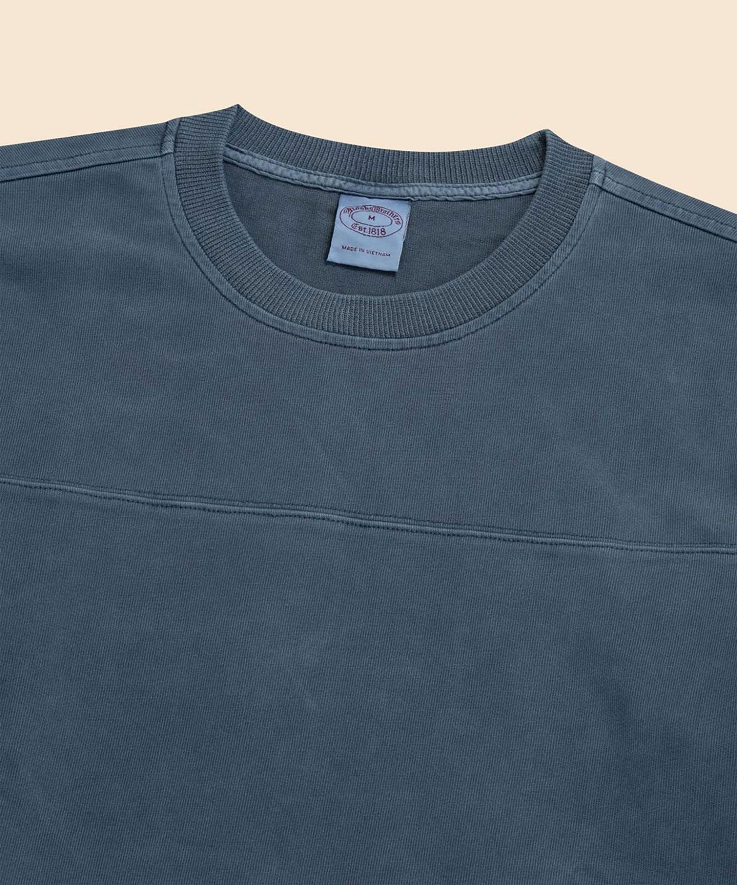 【SALE／35%OFF】BROOKS BROTHERS コットンジャージー GFロゴ バックナンバーパッチ ロングスリーブTシャツ ブルックス ブラザーズ トップス スウェット・トレーナー ネイビー【送料無料】