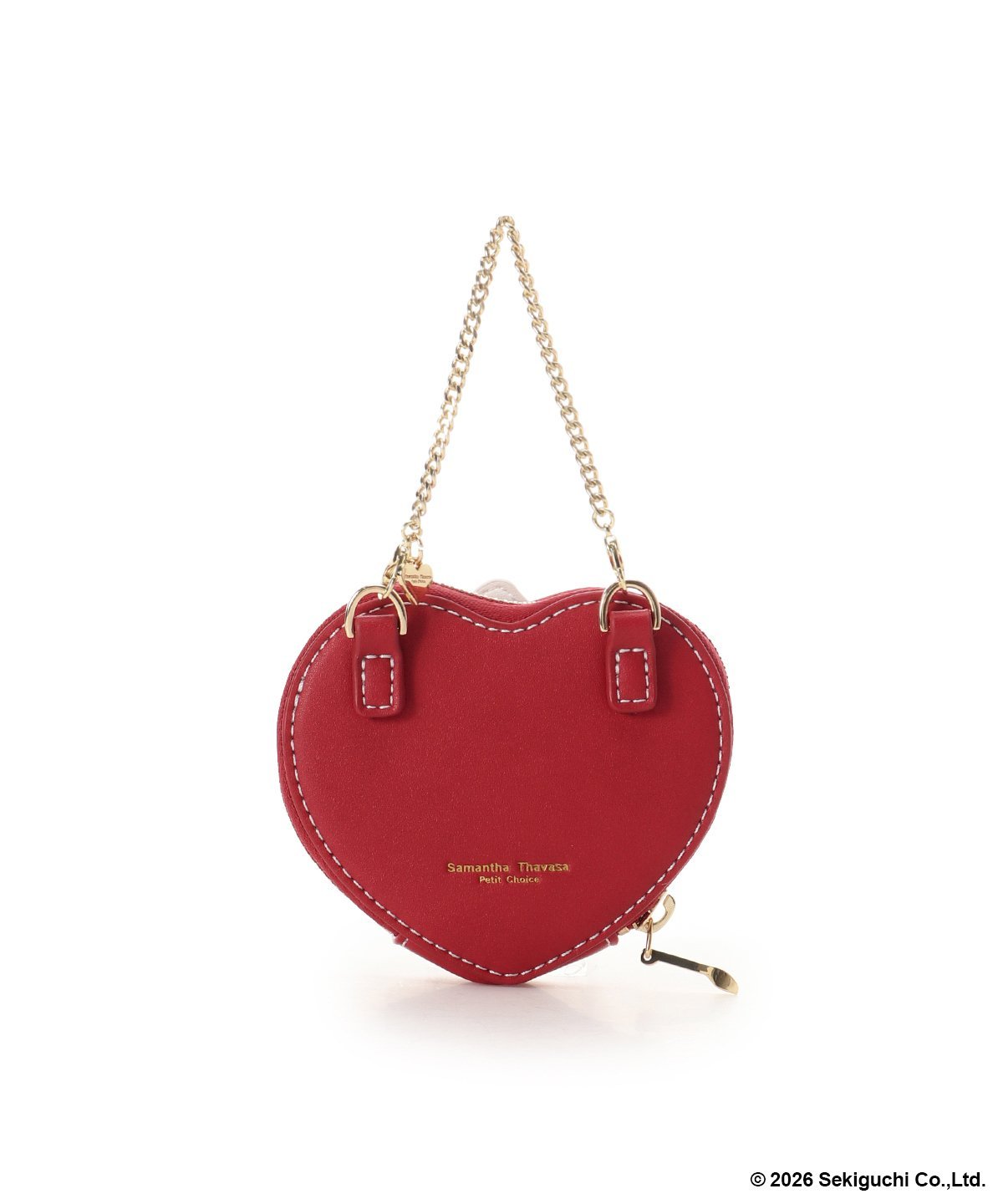 Samantha Thavasa Petit Choice 『モンチッチ』コレクション ポーチ サマンサタバサプチチョイス 財布・ポーチ・ケース ポーチ レッド