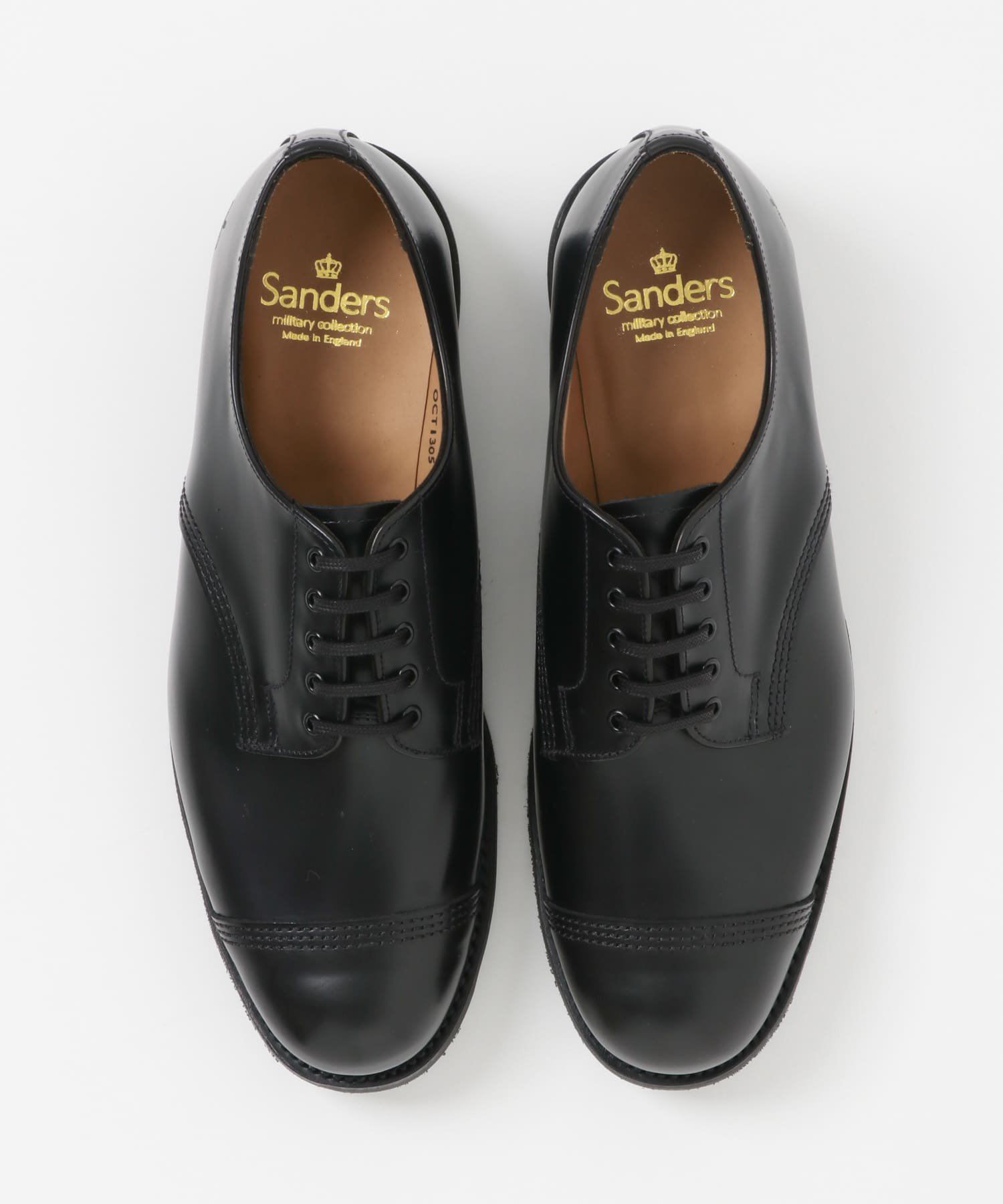 URBAN RESEARCH Sanders MILITARY DERBY SHOE アーバンリサーチ シューズ・靴 レースアップ・ドレスシューズ ブラック【送料無料】