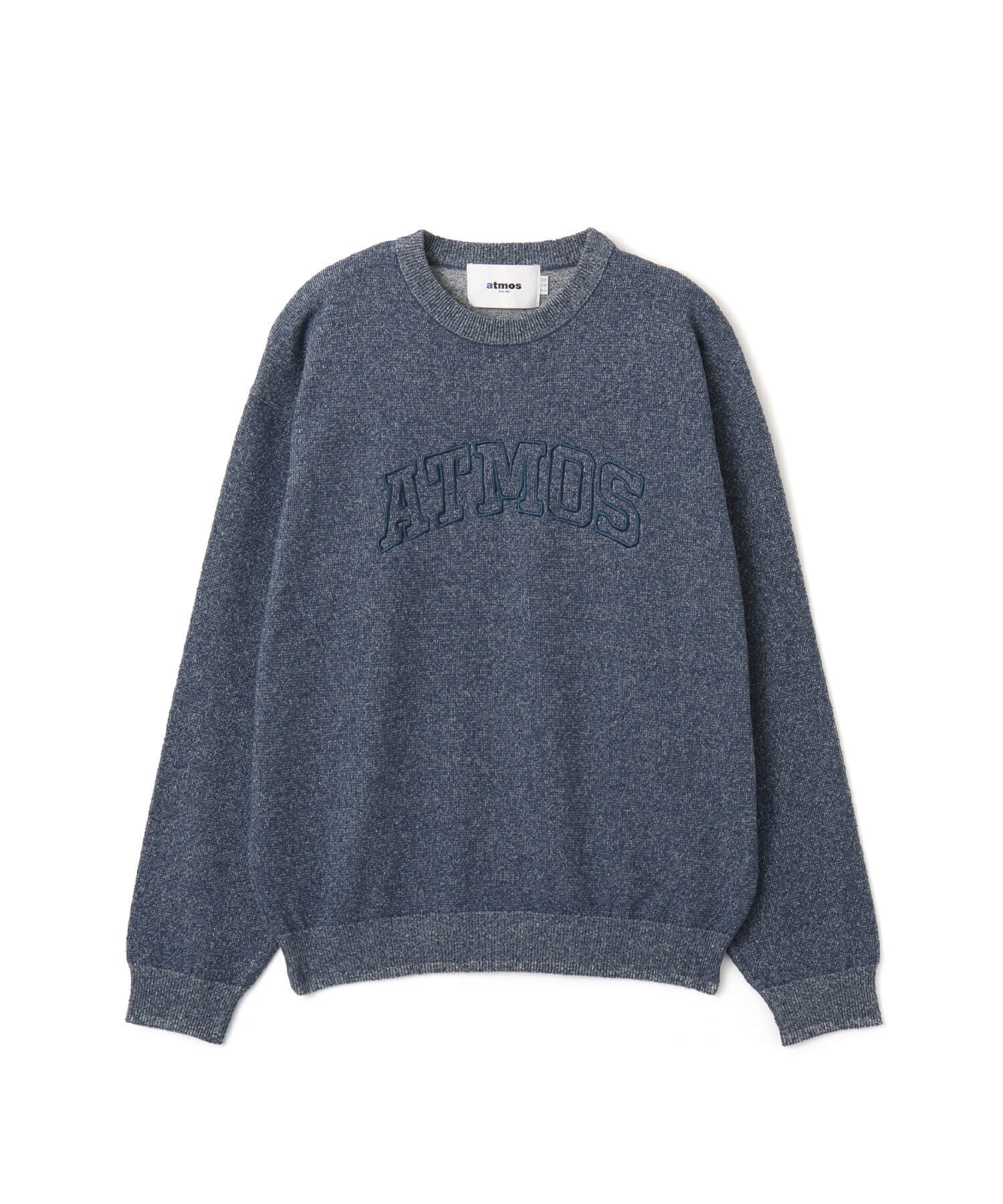 atmos atmos Loop Plating Sweater NAVY アトモス トップス ニット ネイビー【送料無料】