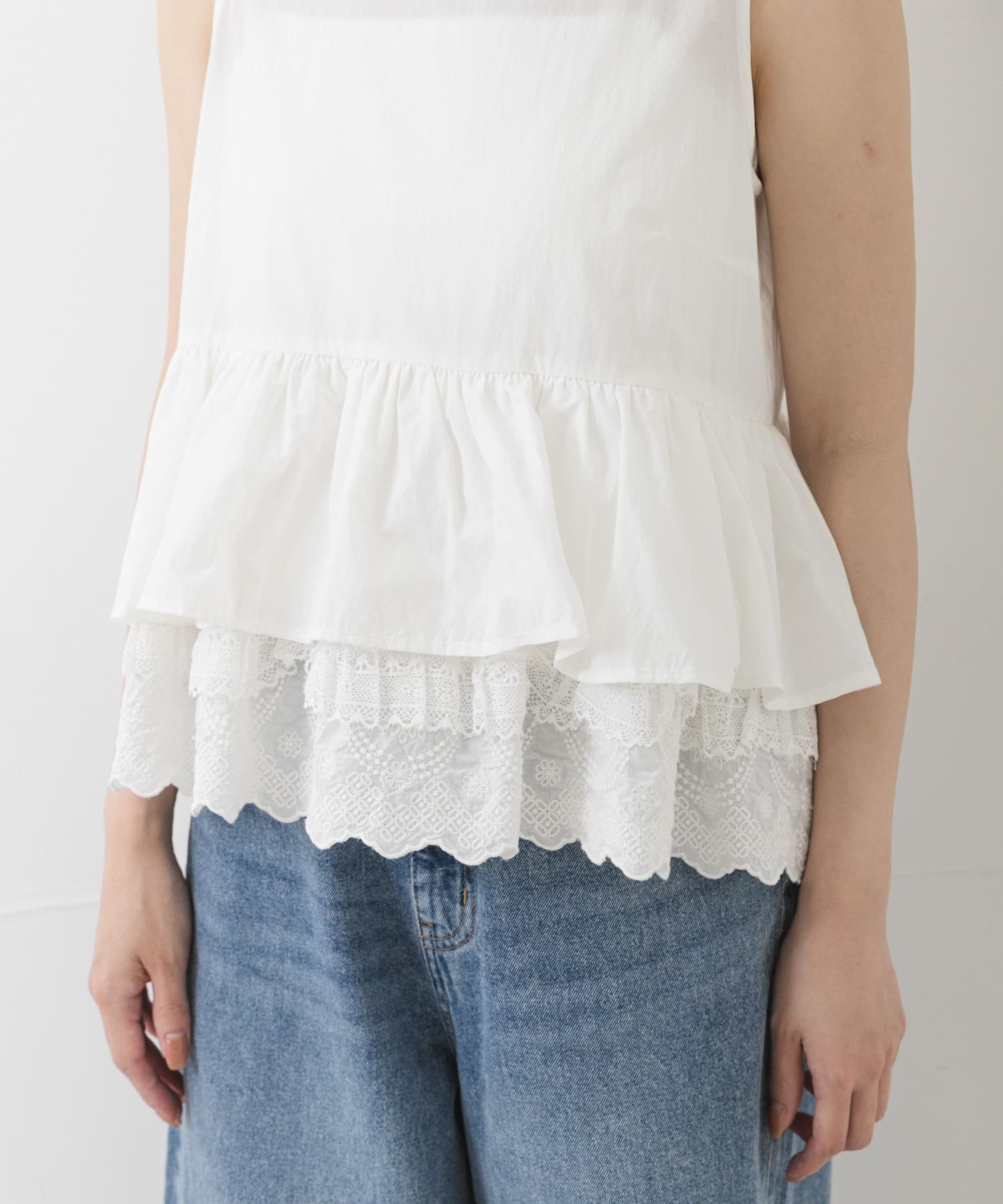 Picchi Nia COTTON CLOUD アーバンリサーチ トップス シャツ・ブラウス ホワイト