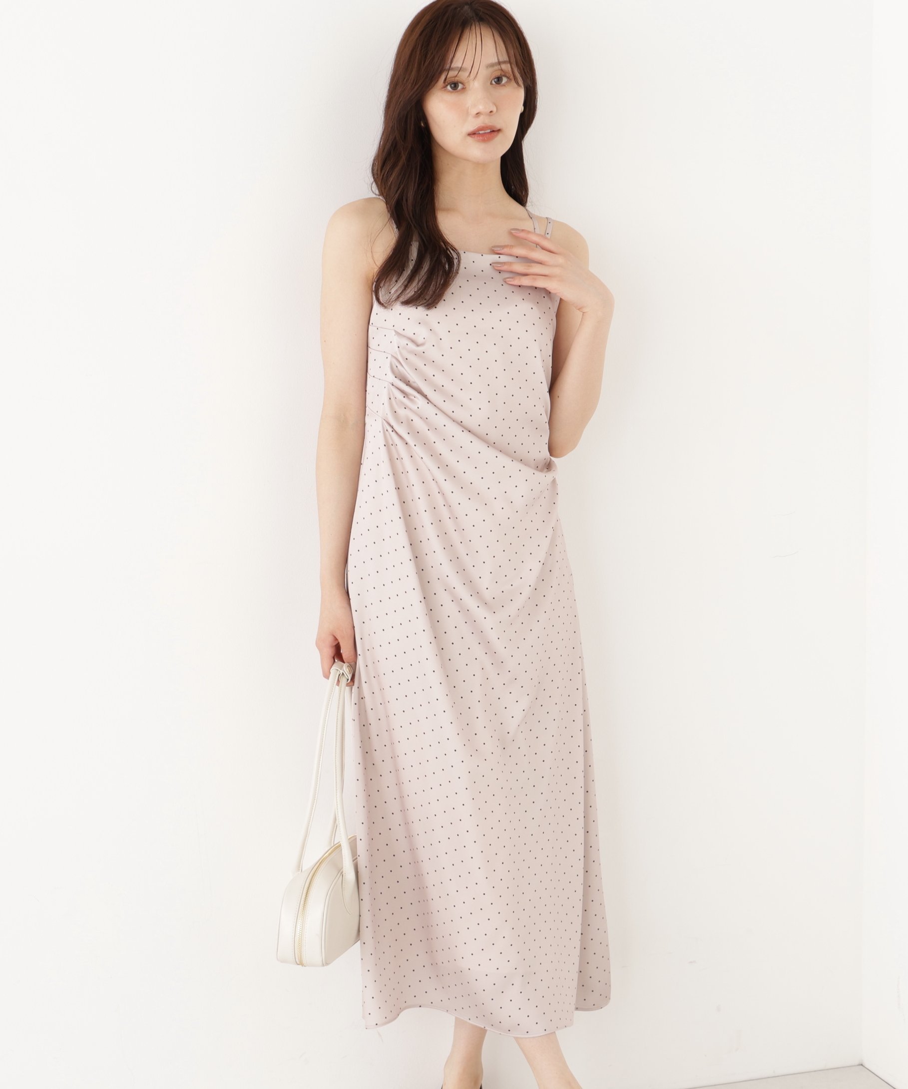 PROPORTION BODY DRESSING タックキャミワンピース プロポーションボディドレッシング ワンピース・ドレス ワンピース