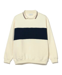 【SALE／60%OFF】B:MING by BEAMS 【秋も着られる！】B:MING by BEAMS / ポロ襟 裏起毛 ビッグシルエット スウェット シャツ ビーミング ライフストア バイ ビームス トップス スウェット・トレーナー ホワイト グレー