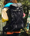 go slow caravan オーバークロス LONG HIKER SACK ゴースローキャラバン バッグ リュック・バックパック ブラック【送料無料】