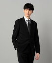 COMME CA MEN 【セットアップ対応】尾州織り ポリエステルストレッチ ドビー ジャケット コムサメン スーツ・フォーマル スーツジャケット ブラック ...