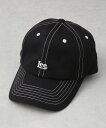 NANO universe Lee/LE NO-DYE 6P CAP ナノユニバース 帽子 その他の帽子 ホワイト ブラック
