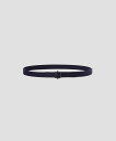 MHL. NARROW MILITARY BELT マーガレット・ハウエル ファッション雑貨 ベルト ネイビー【送料無料】