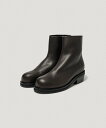 ADAM ET ROPE' HOMME サイドジップ ブーツ アダムエロペ シューズ・靴 ブーツ ブラック【送料無料】