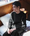【SALE/10%OFF】UNITED ARROWS green label relaxing ポリエステル タック編み クルーネック 長袖 ニット ユナイテッドアローズ グリーンレーベルリラクシング トップス ニット ブラウン ブラック グレー【送料無料】