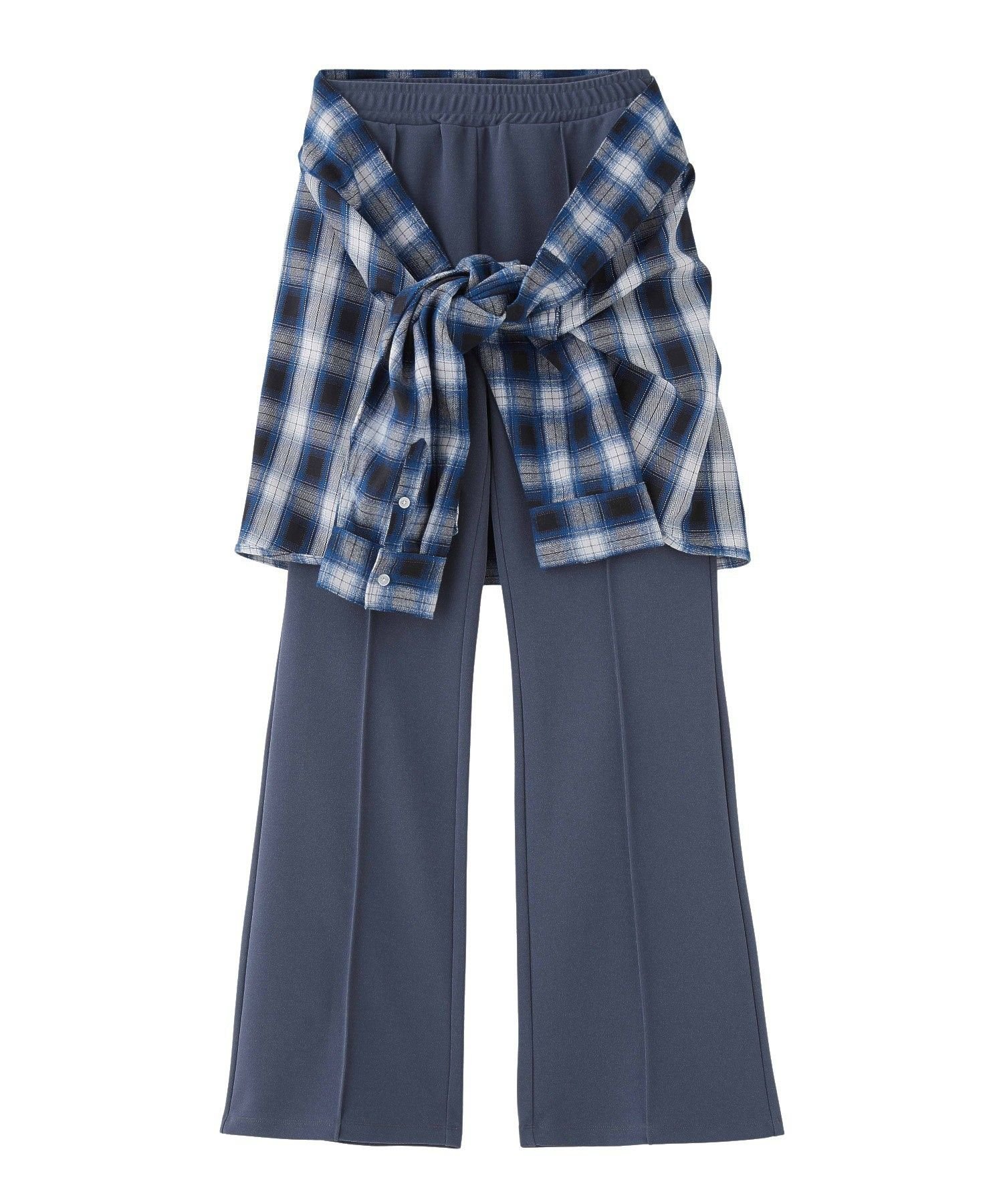 X-girl WAISTCLOTH SET LAYERED PANTS エックスガール パンツ その他のパンツ ブラック