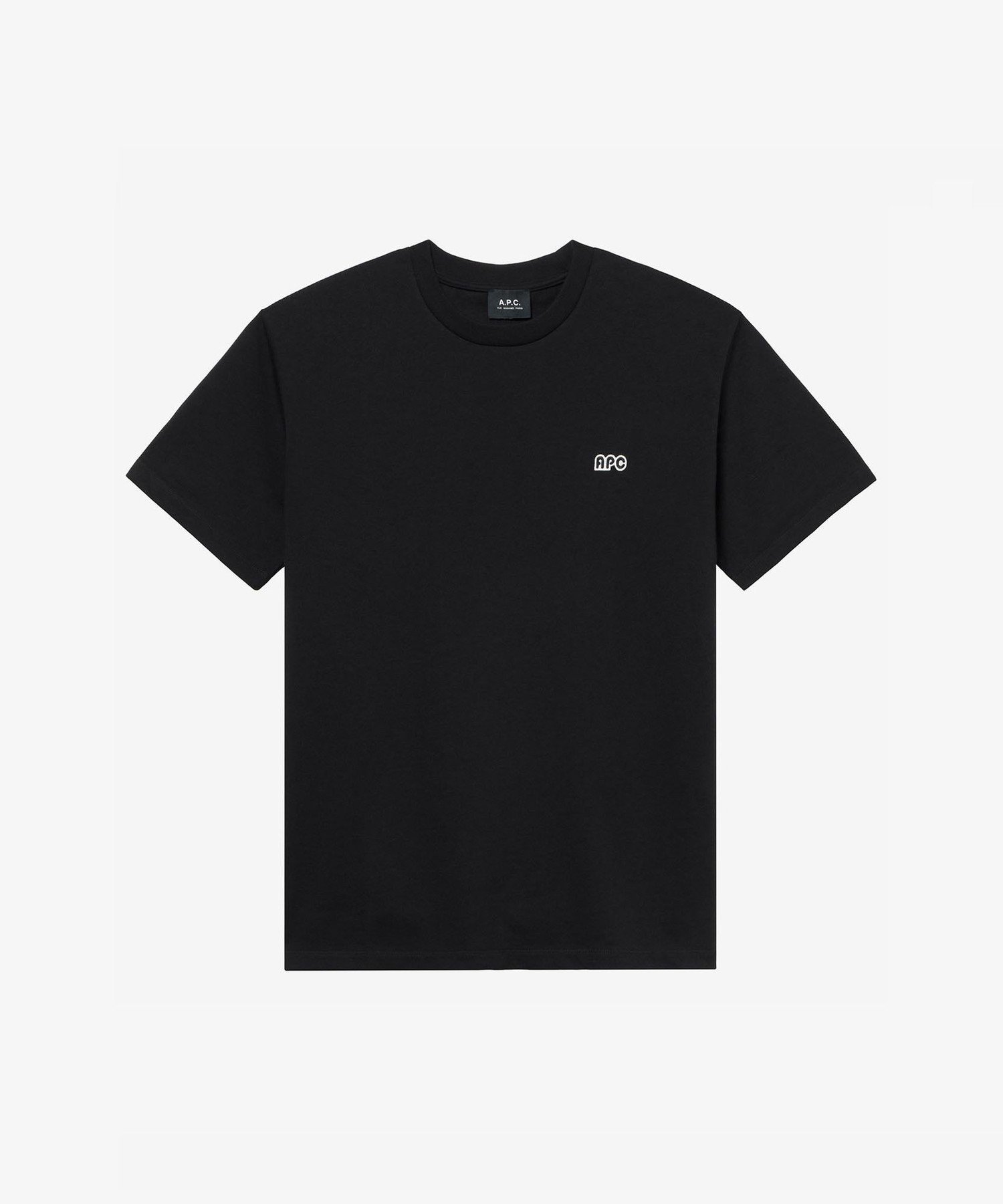 A.P.C. 406 ロゴパッチ付Tシャツ アー・ぺー・セー トップス カットソー・Tシャツ ホワイト【送料無料】