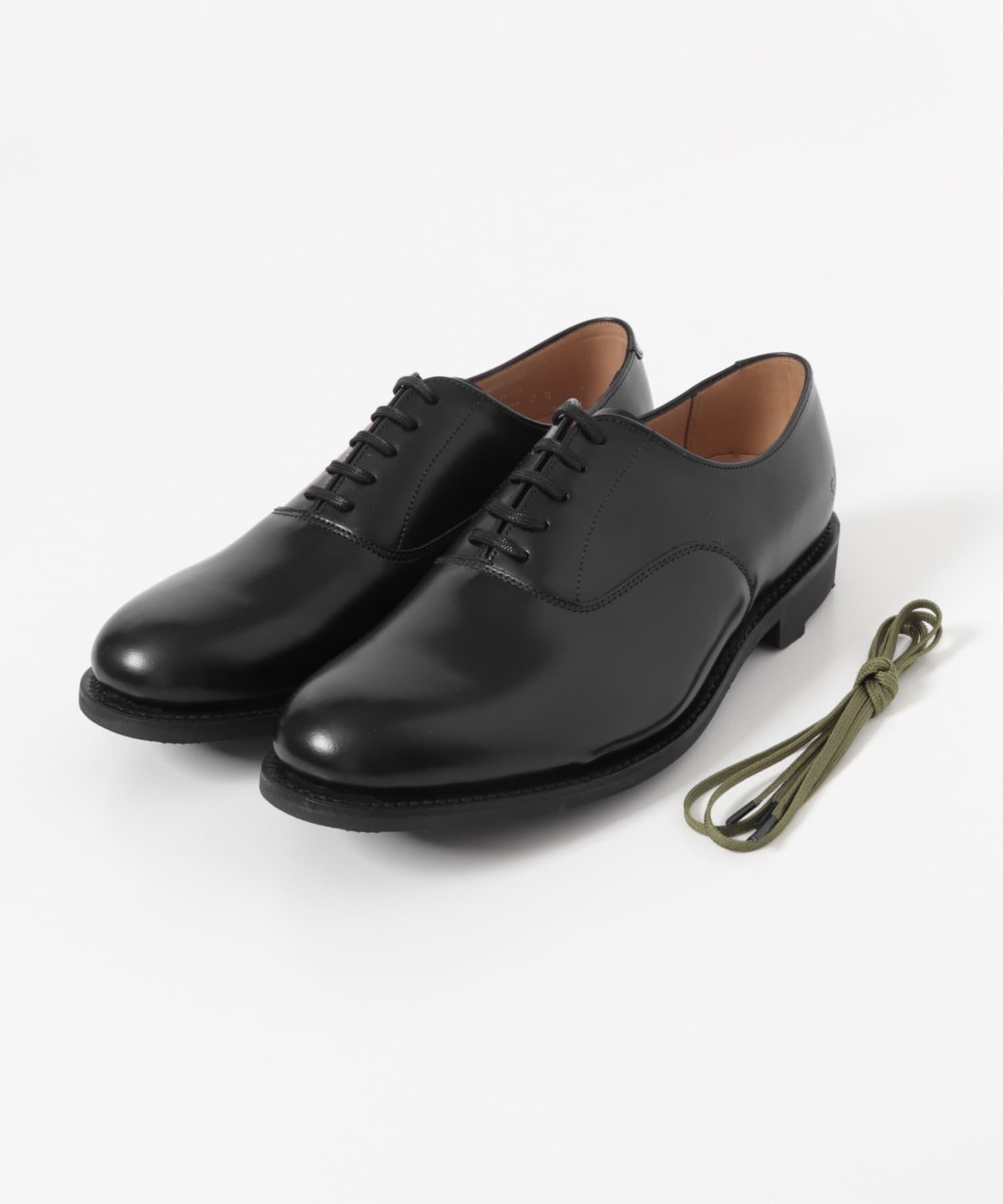 URBAN RESEARCH 『別注』Sanders×URBAN RESEARCH MILITARY OXFORD PLAIN アーバンリサーチ シューズ・靴 レースアップ・ドレスシューズ ブラック【送料無料】