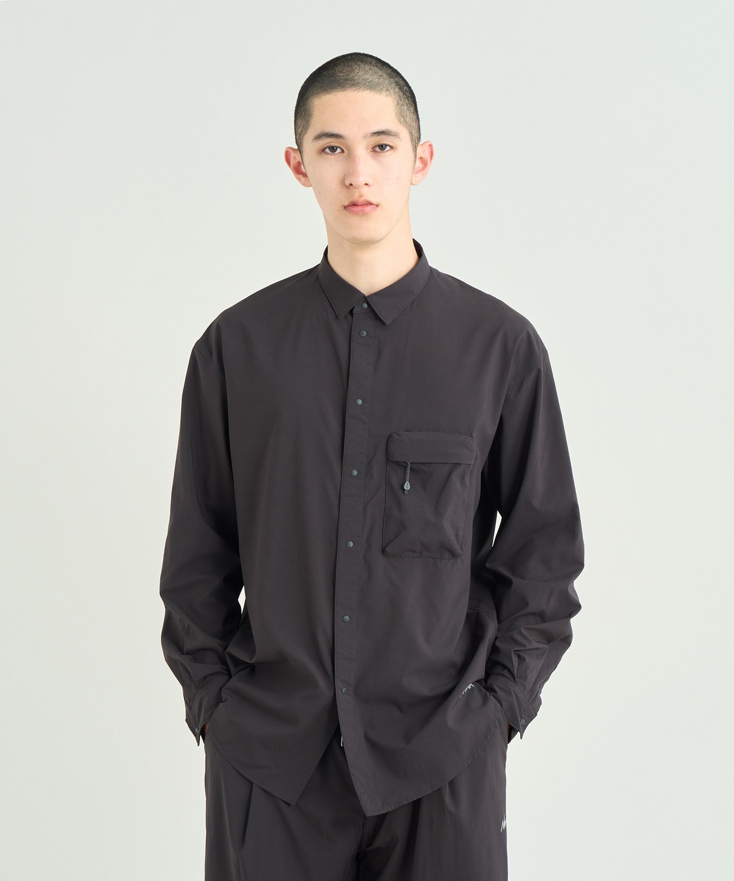 NANGA PLC エクスカーション シャツ 26SS メンズ ナンガオンラインショップ トップス シャツ・ブラウス ブラック グリーン カーキグリーン グレー【送料無料】