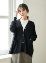 【SALE/10%OFF】Green Parks chocol raffine robe アウトリンキングカーディガン グリーンパークス ニット カーディガン ブラック ピンク ベージュ ブルー