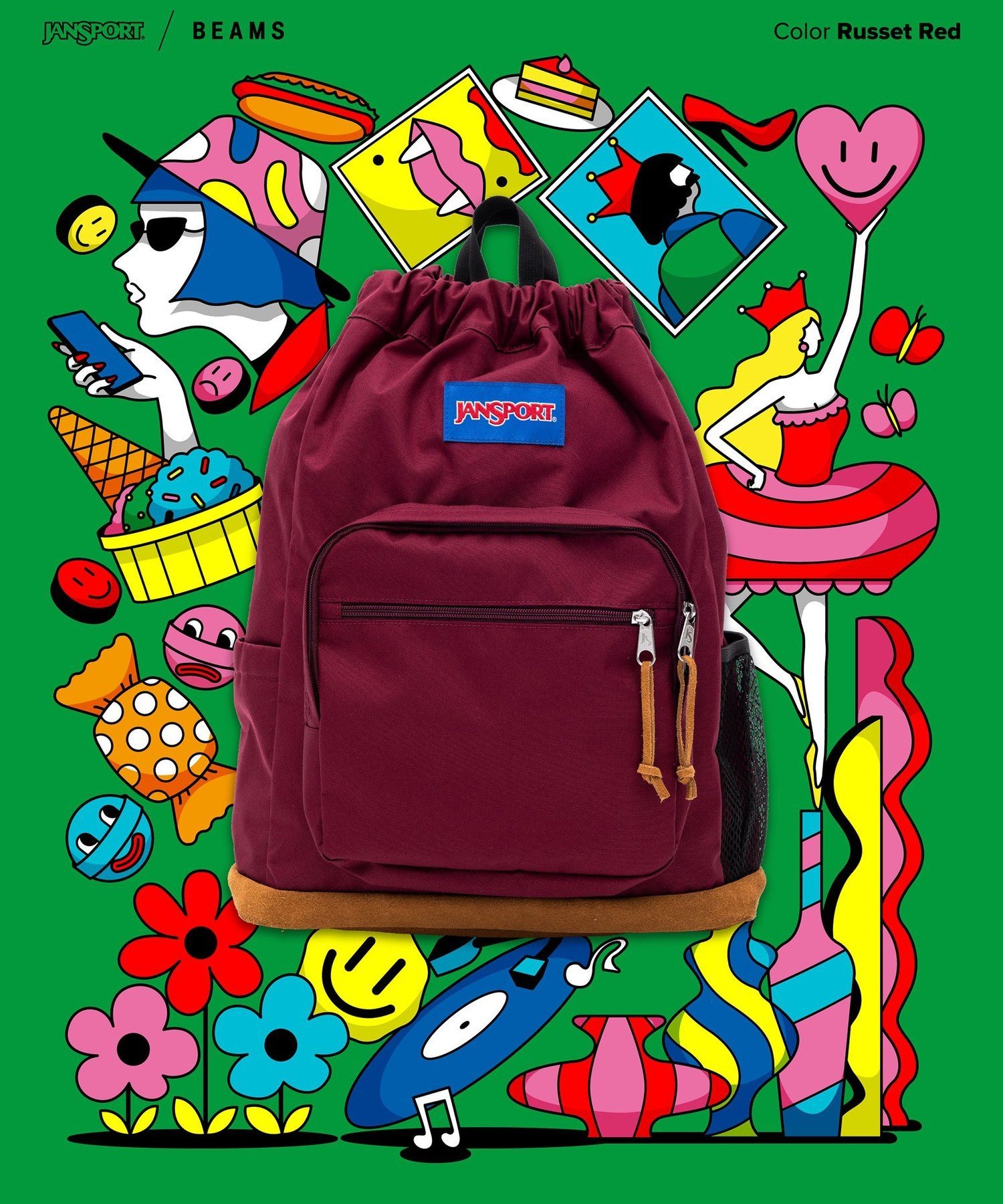 BEAMS BOY 【別注】JANSPORT / Pack & Go バックパック リュック 通勤通学 アウトドア ジャンスポ 26SS ビームス ウイメン バッグ リュック・バックパック【送料無料】