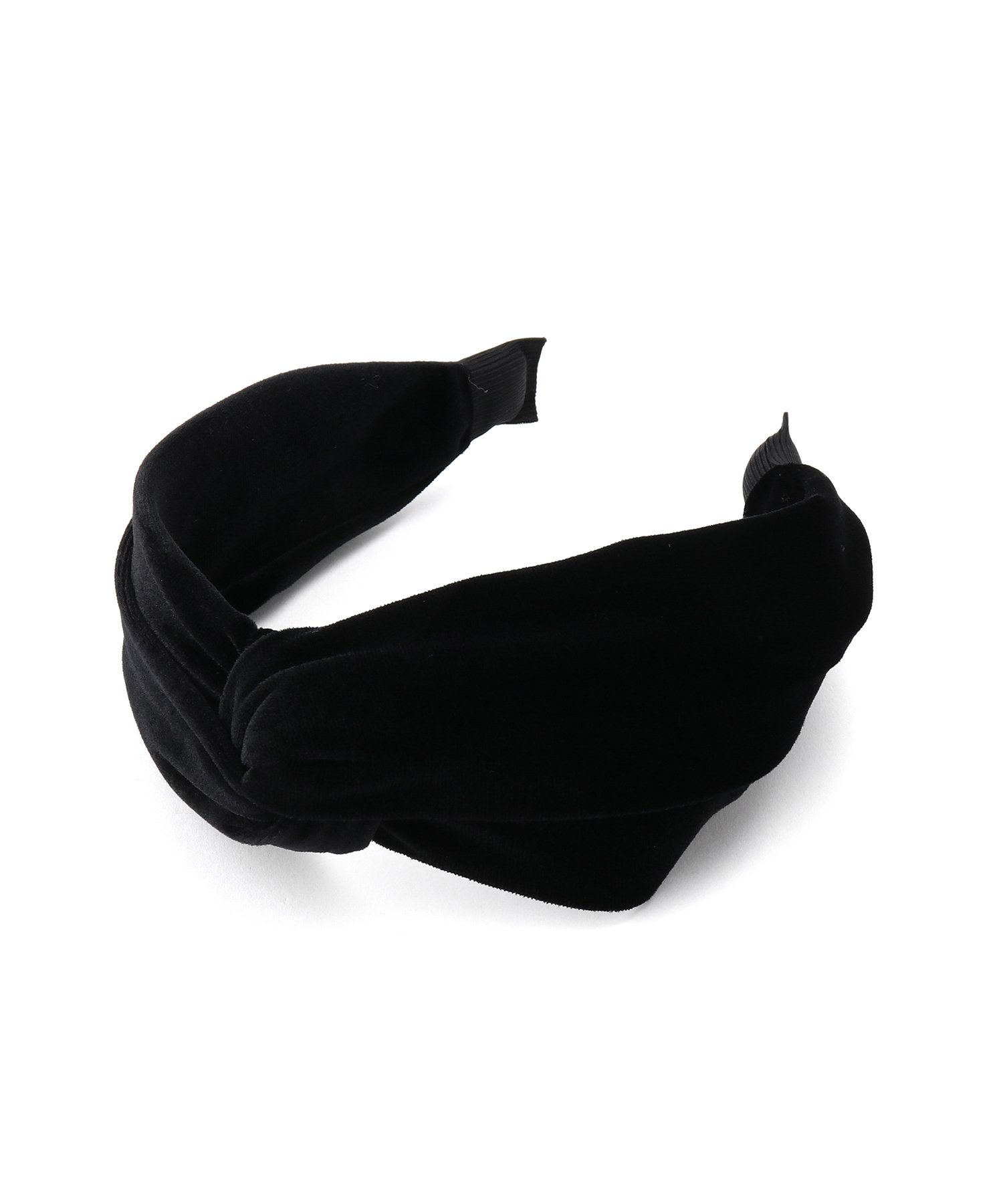 【SALE／50%OFF】ROPE' PICNIC PASSAGE ベロアツイストカチューシャ ロペピクニック ヘアアクセサリー カチューシャ・ヘアバンド ベージュ ブラック