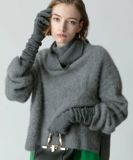 allureville 【extreme cashmere(エクストリームカシミヤ)】 OPERA GLOVES アルアバイル ファッション雑貨 手袋 グレー オレンジ ピンク【送料無料】 allureville 【extreme cashmere(エクストリームカシミヤ)】 OPERA GLOVES アルアバイル ファッション雑貨 手袋 グレー オレンジ ピンク【送料無料】