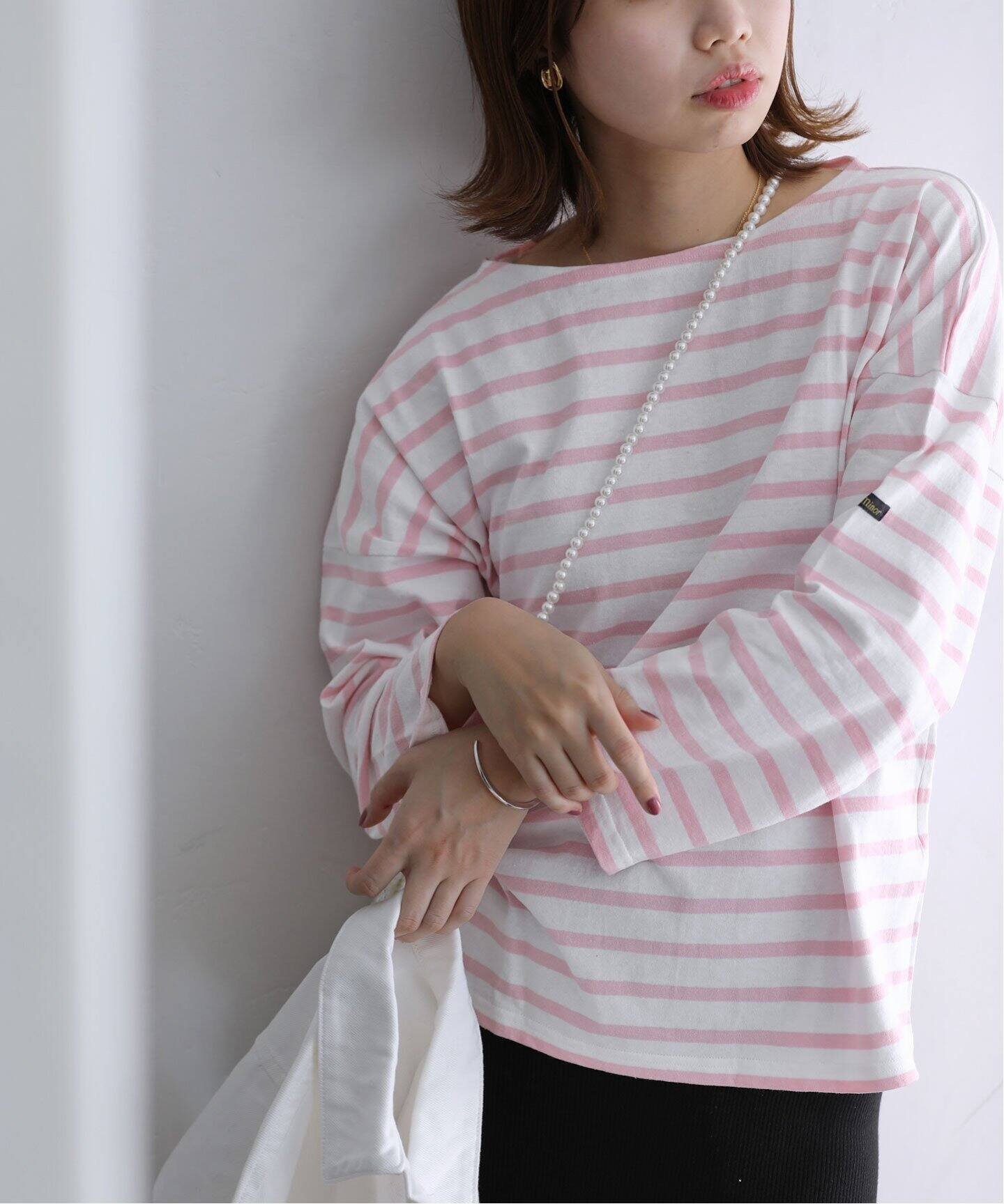 La Totalite 【LE MINOR/ルミノア】PETIT COPAIN ラ トータリテ トップス カットソー・Tシャツ ピンク ブラック ブルー イエロー【送料無料】のサムネイル