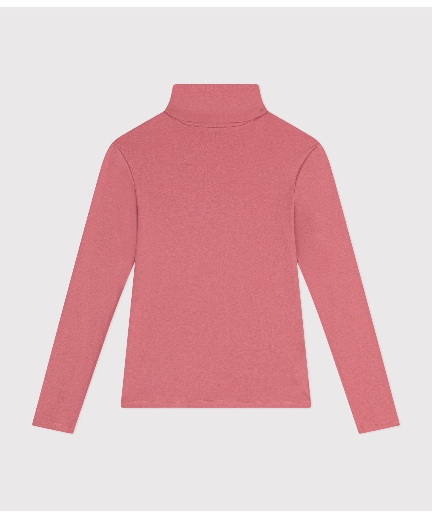 PETIT BATEAU 長袖タートルネック プチバトー トップス カットソー・Tシャツ グリーン ピンク【送料無料】