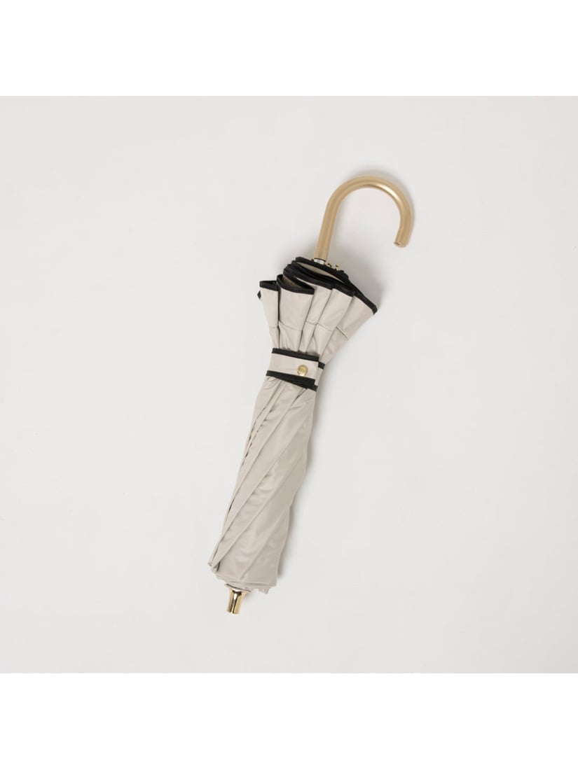 【SALE／30%OFF】cache nez 【晴雨兼用】【日傘】 UV カット率99%以上 PUへプラムトップレス折りたたみ傘 アンビリオン ファッション雑貨 折りたたみ傘 ブラック