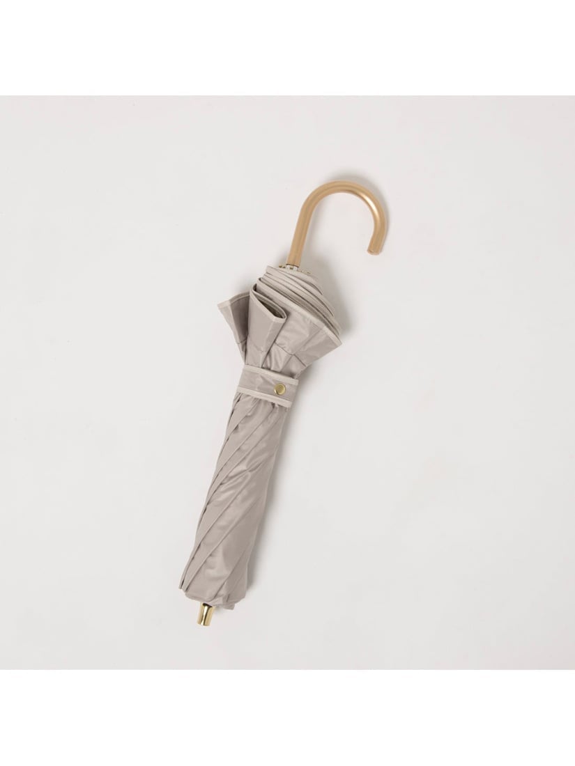 【SALE／30%OFF】cache nez 【晴雨兼用】【日傘】 UV カット率99%以上 PUへプラムトップレス折りたたみ傘 アンビリオン ファッション雑貨 折りたたみ傘 ブラック