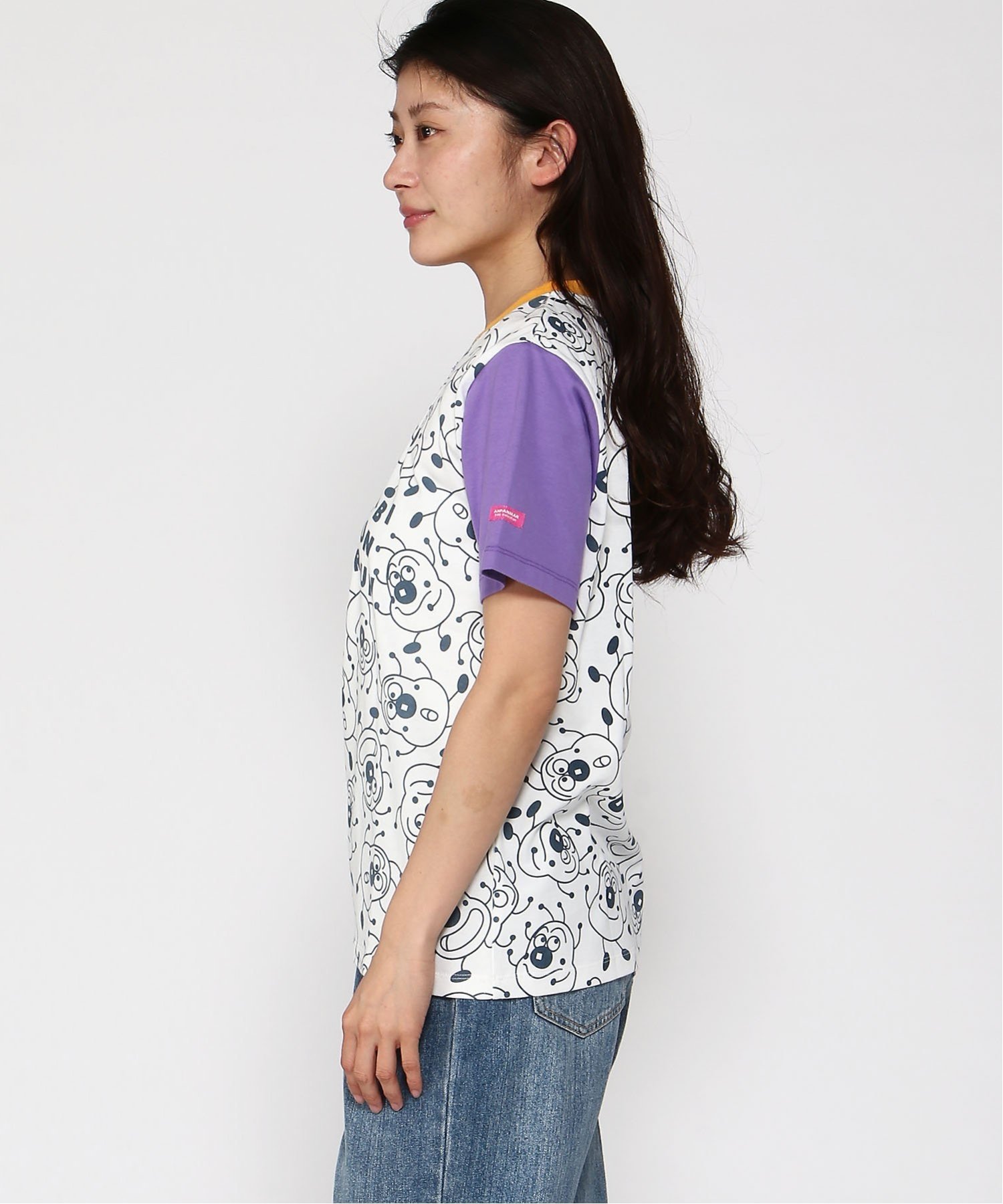 ANPANMAN KIDS COLLECTION/(W)かびるんるん手足ぶらぶら半袖Tシャツ アンパンマンキッズコレクション トップス カットソー・Tシャツ ホワイト
