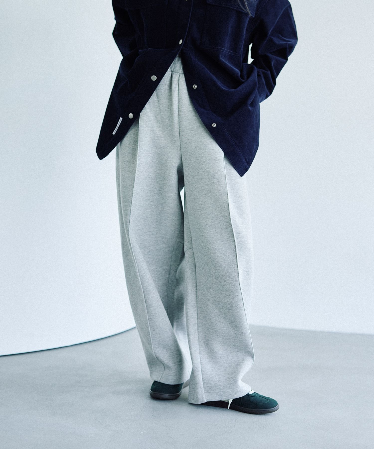 LEPSIM パフエアバレルスウェットパンツ レプシィム パンツ ジャージ・スウェットパンツ グレー ブラック ブラウン【送料無料】のサムネイル