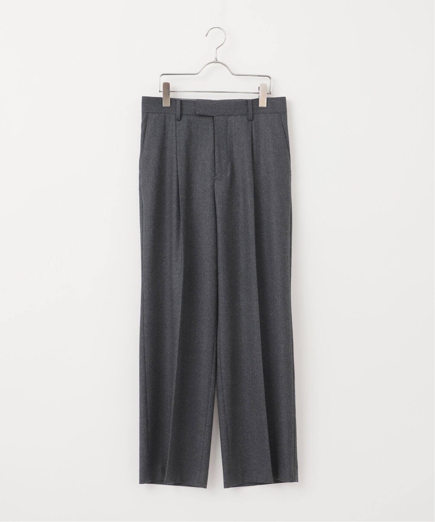 CALMER CANONICO ワイドパンツ スピックアンドスパン パンツ スラックス・ドレスパンツ ネイビー グレー【送料無料】