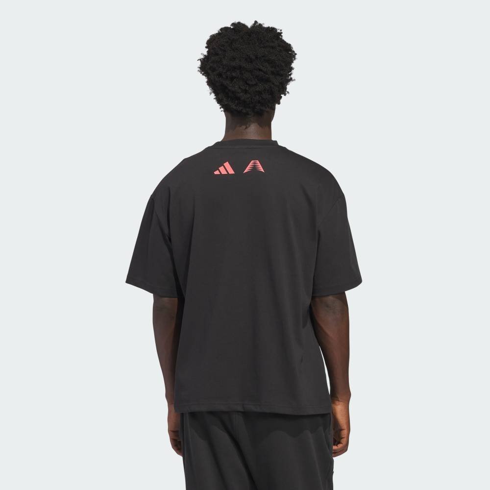 【公式】アディダス adidas 返品可 アンソニー・エドワーズ ドーグ 半袖Tシャツ アディダス トップス カットソー・Tシャツ ブラック