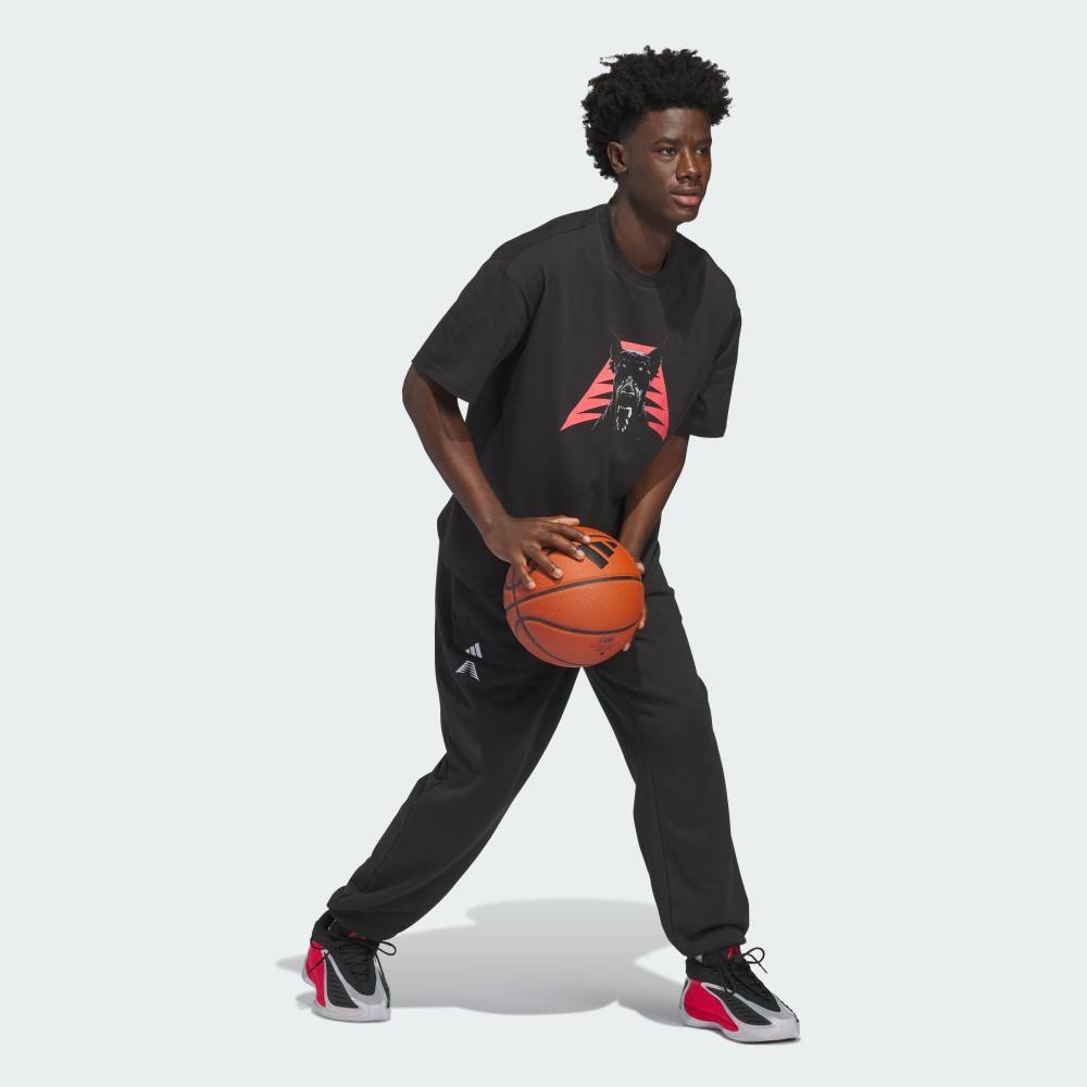 【公式】アディダス adidas 返品可 アンソニー・エドワーズ ドーグ 半袖Tシャツ アディダス トップス カットソー・Tシャツ ブラック