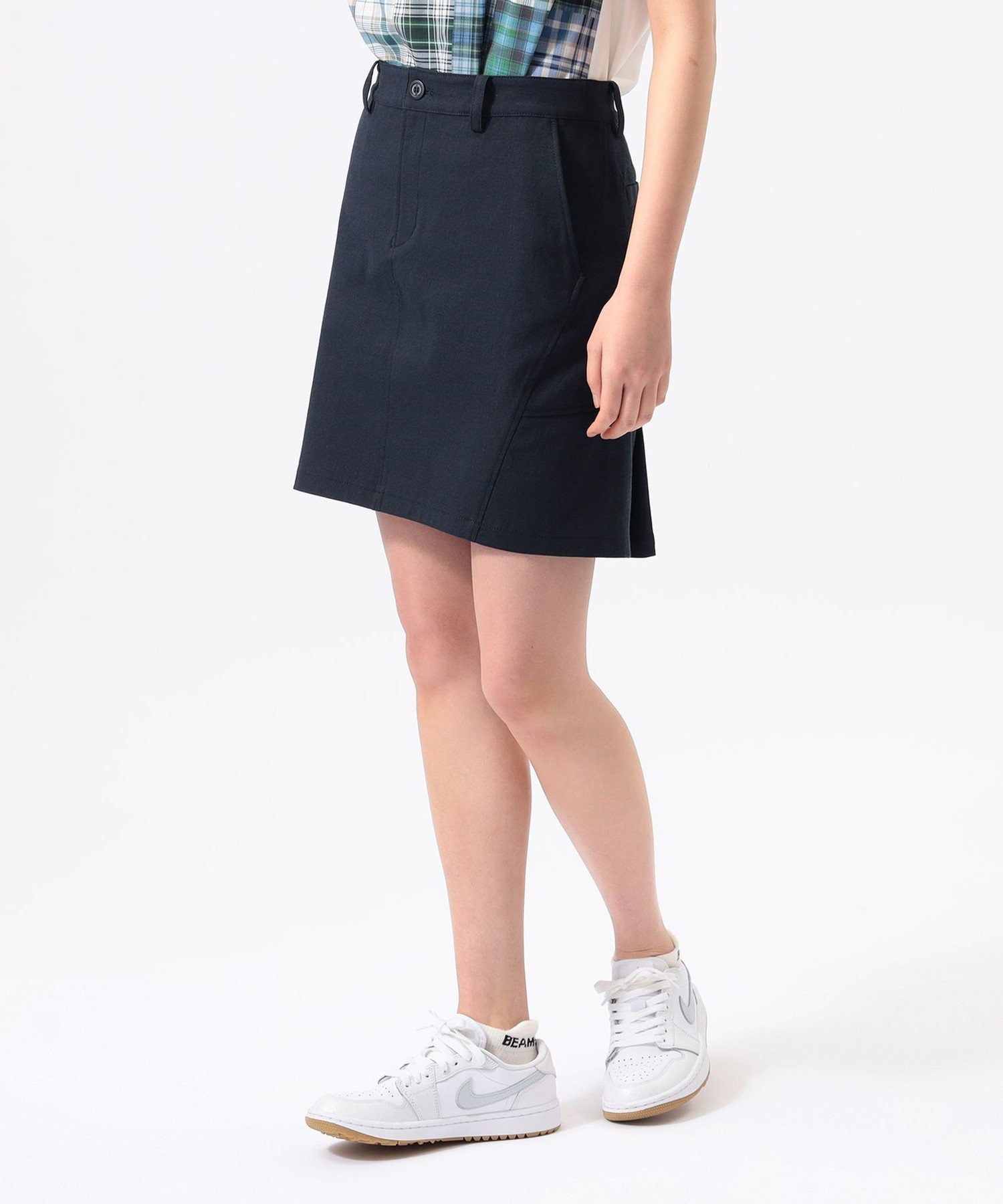 BEAMS GOLF ORANGE LABEL ORANGE LABEL / ストレッチ ドライオックス スカート(接触冷感・吸水速乾・UVカット) ビームス ゴルフ スカート その他のスカート ネイビー ベージュ ホワイト【送料無料】