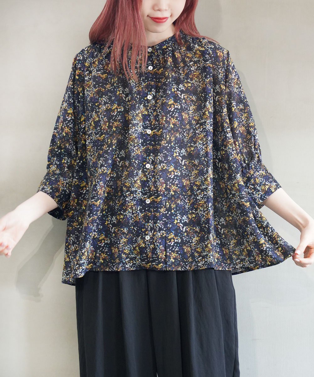 楽天市場】リバティ ブラウス（サイズ（S/M/L）S）の通販