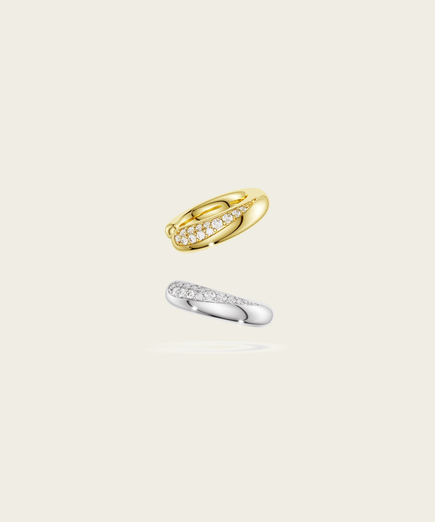 SWAROVSKI 【公式】【スワロフスキー】Classica イヤーカフ, ラウンドカット スワロフスキー アクセサリー・腕時計 イヤリング・イヤーカフ ホワイト【送料無料】