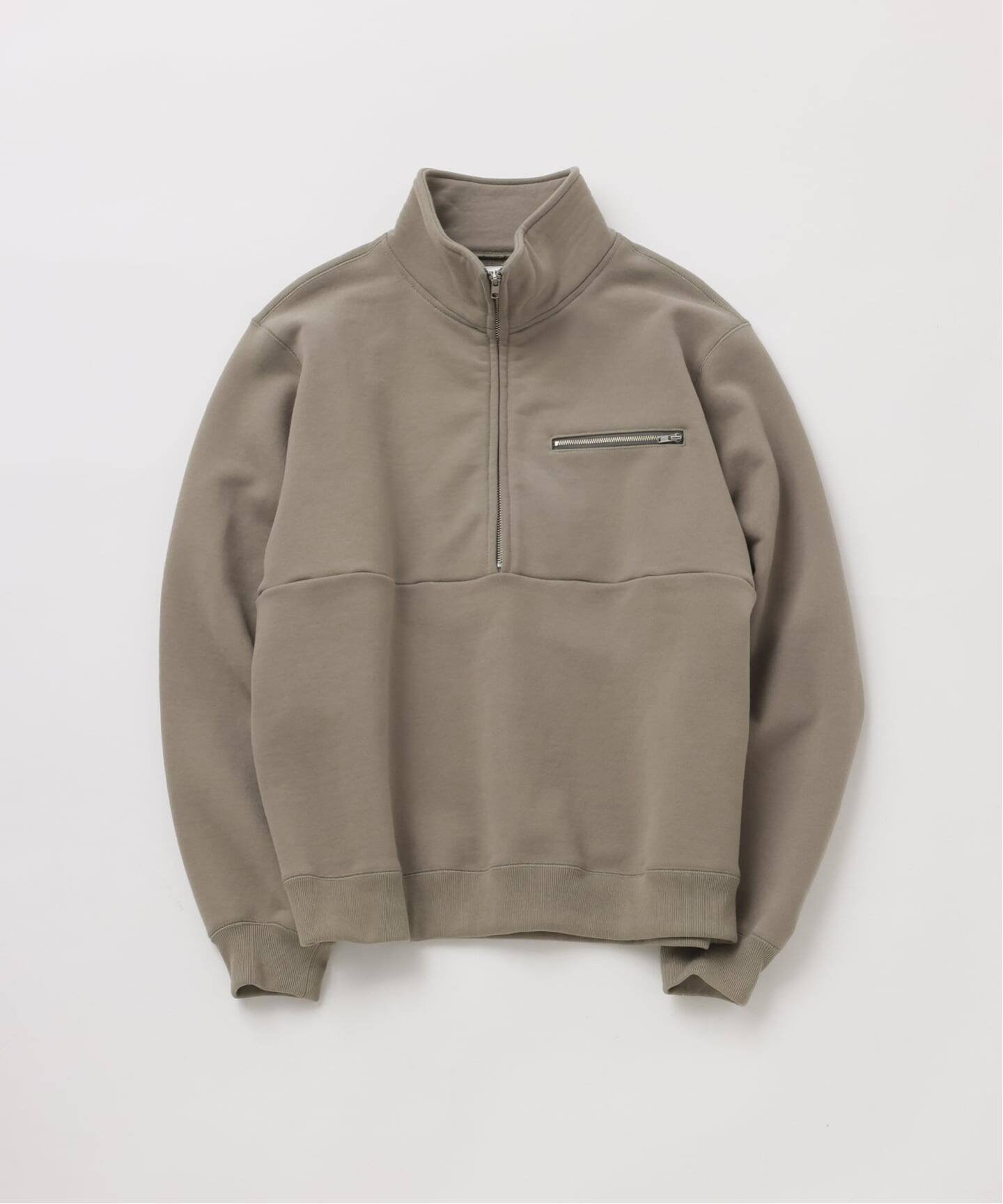 JOURNAL STANDARD 《予約》【FOLL / フォル】max heavy sweat halfzip ジャーナル スタンダード トップス カットソー・Tシャツ ネイビー グレー