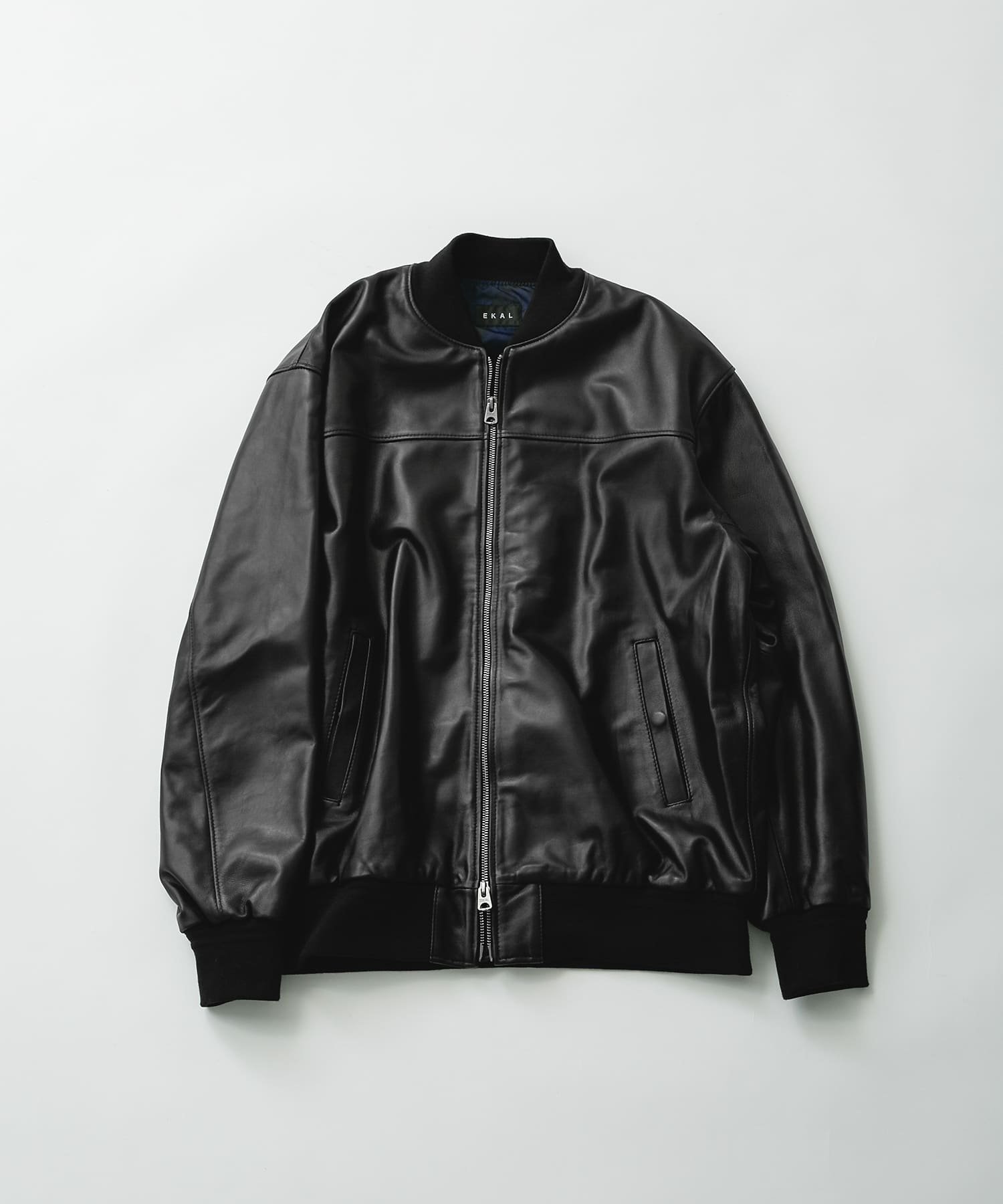 SHEEP LEATHER JACKET アーバンリサーチドアーズ ジャケット・アウター その他のジャケット・アウター ブラック