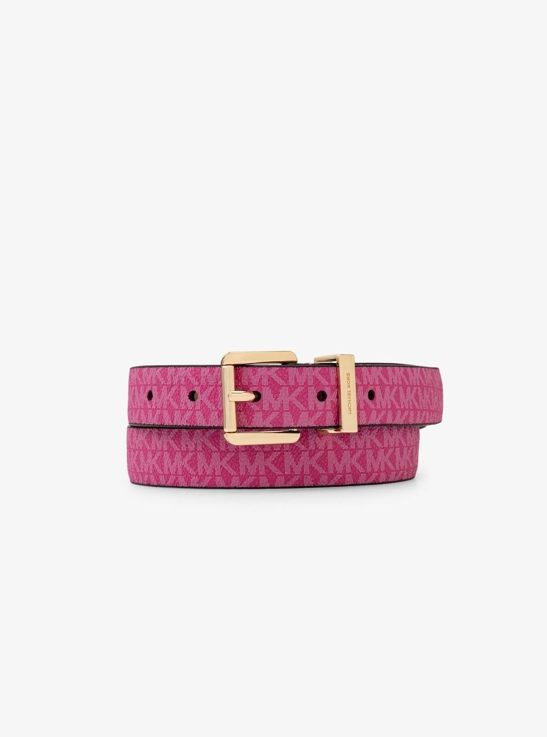 MICHAEL KORS 25mm ロゴ ベルト マイケルコース マイケル・コース ファッション雑貨 ベルト ピンク【送料無料】