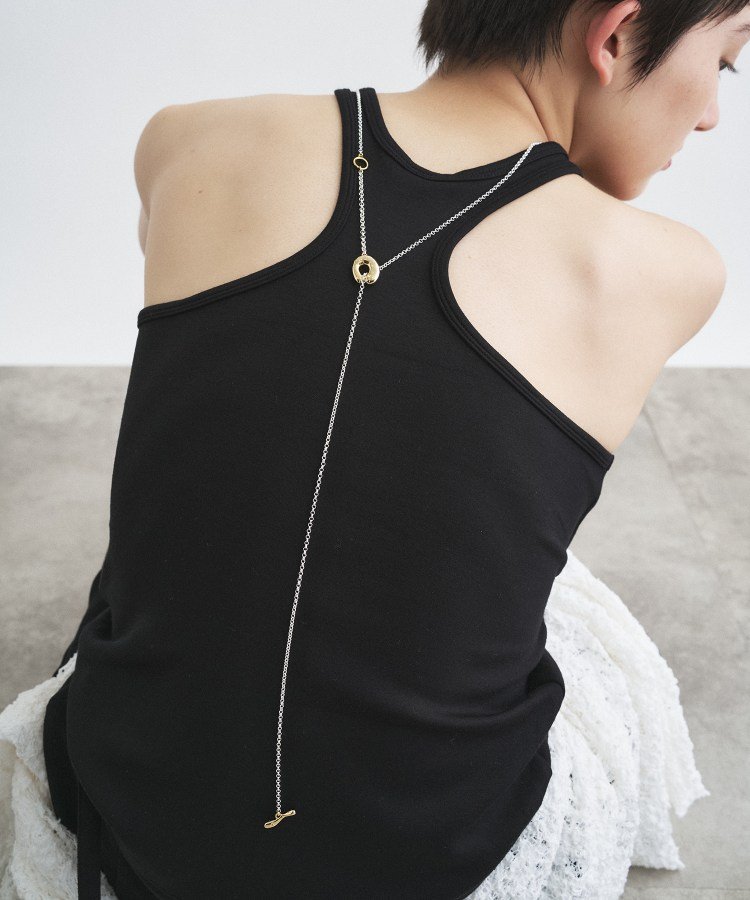 CODE A soierie｜Ornaments slim lariat コードエー アクセサリー・腕時計 ネックレス シルバー【送料無料】