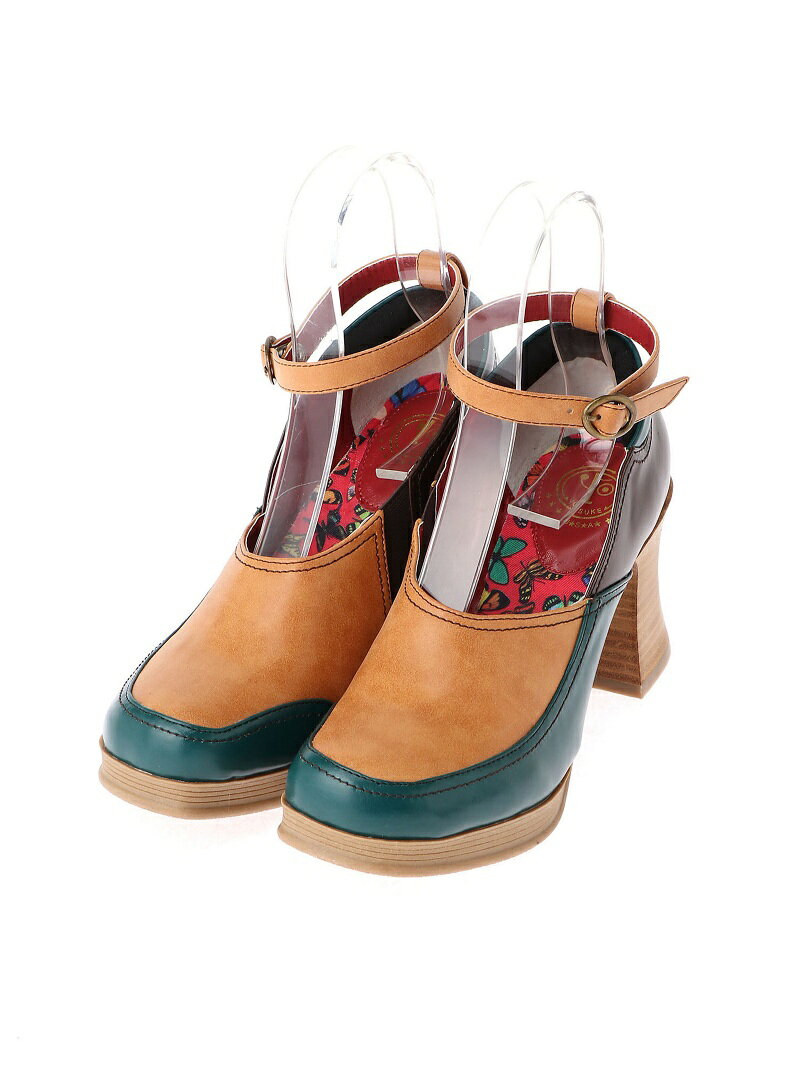 【SALE／30%OFF】YOSUKE U.S.A (L)アンクルベルトパンプス キャメル/C ヨースケ シューズ・靴 パンプス ブラウン【送料無料】