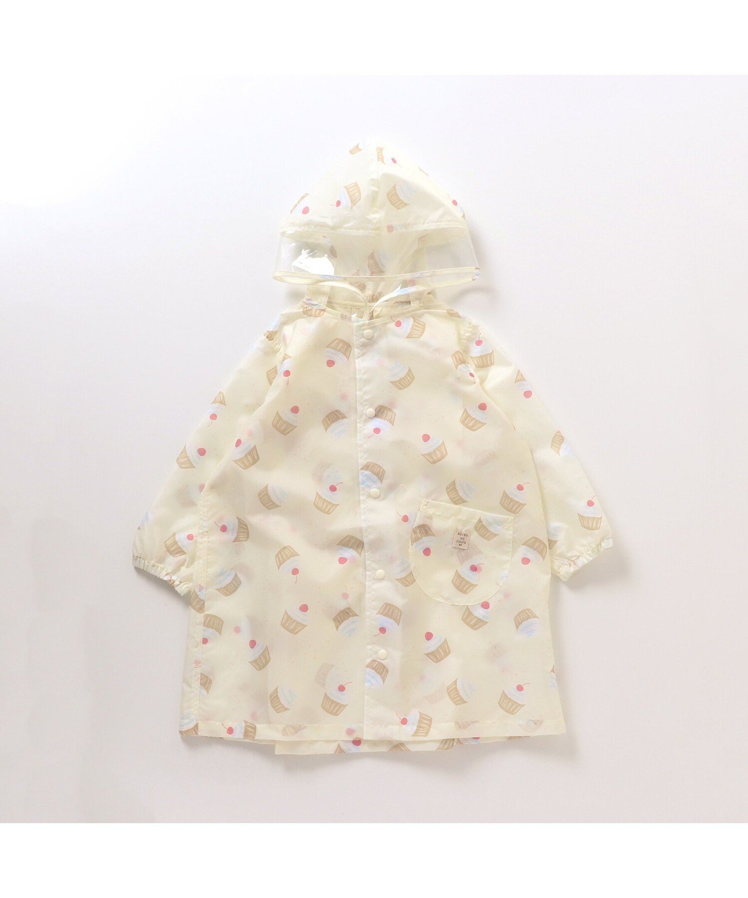 【SALE/30%OFF】apres les cours カップケーキ柄ランドコート エフオーオンラインストア ジャケット・アウター レインコート ホワイト