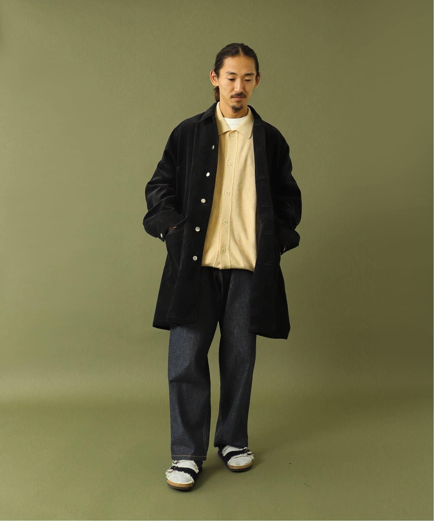 ジャーナルスタンダード ジャケット メンズ JOURNAL STANDARD 【FOLL / フォル】wardrobe cocoon corduroy half coat ジャーナル スタンダード ジャケット・アウター ブルゾン・ジャンパー ブラック ブラウン ネイビー【送料無料】