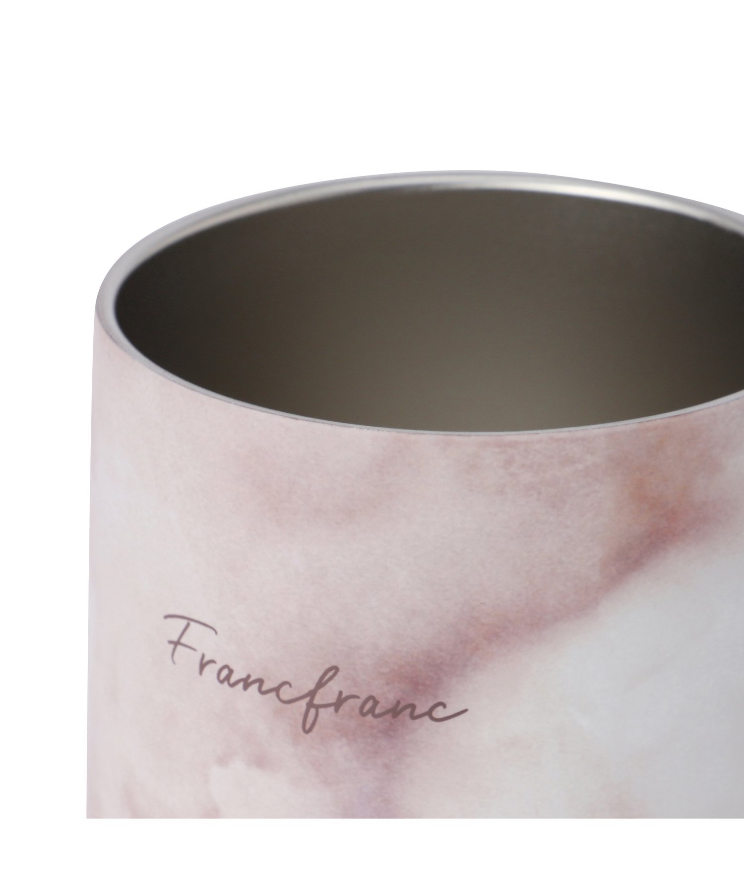 Francfranc フタ付き ステンレスサーモマグ 320ml マーブル フランフラン 食器・調理器具・キッチン用品 グラス・マグカップ・タンブラー 3