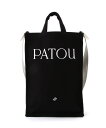 Patou VERTICAL PATOU TOTE パトゥ バッグ トートバッグ ホワイト ブラック【送料無料】