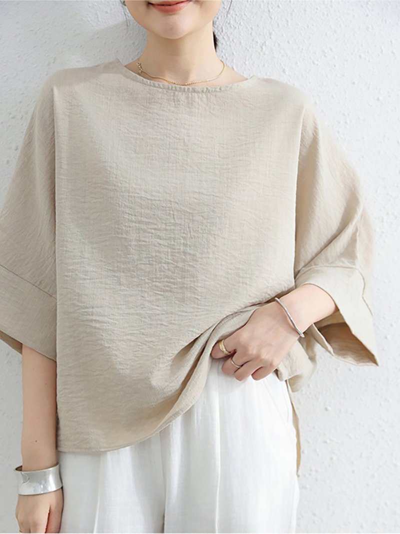 【SALE／30%OFF】Doux Belle トップス カットソー Tシャツ ドゥー・ベル トップス カットソー・Tシャツ ベージュ ブラック ブルー ホワイトのサムネイル