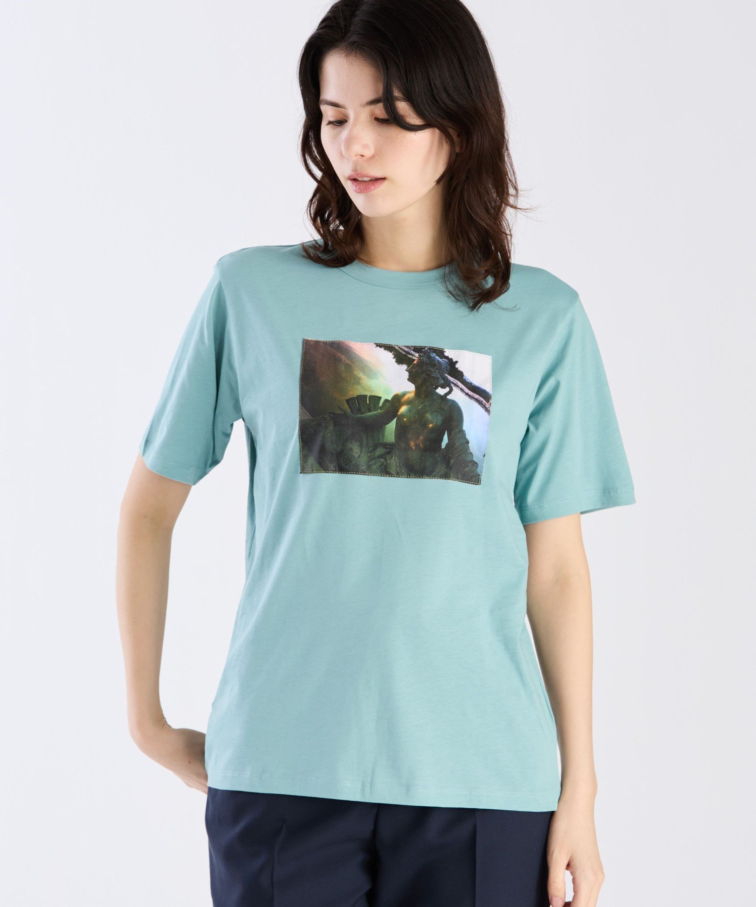 SEW2 TS B. STYLE Tシャツ アニエスベー トップス カットソー・Tシャツ グリーン
