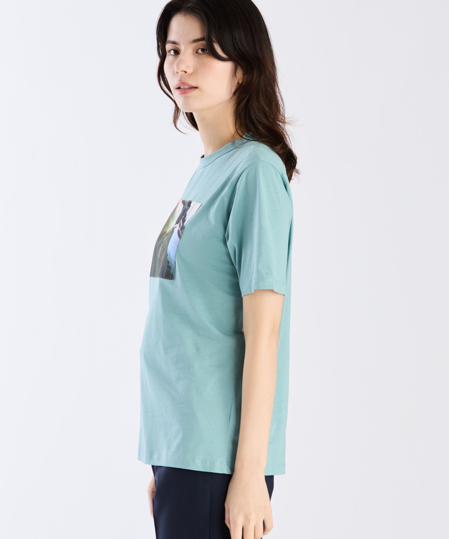 SEW2 TS B. STYLE Tシャツ アニエスベー トップス カットソー・Tシャツ グリーン